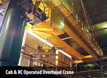 Cab & RC Operated Overhead Crane