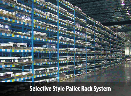 Selective Style Pallet Rack System